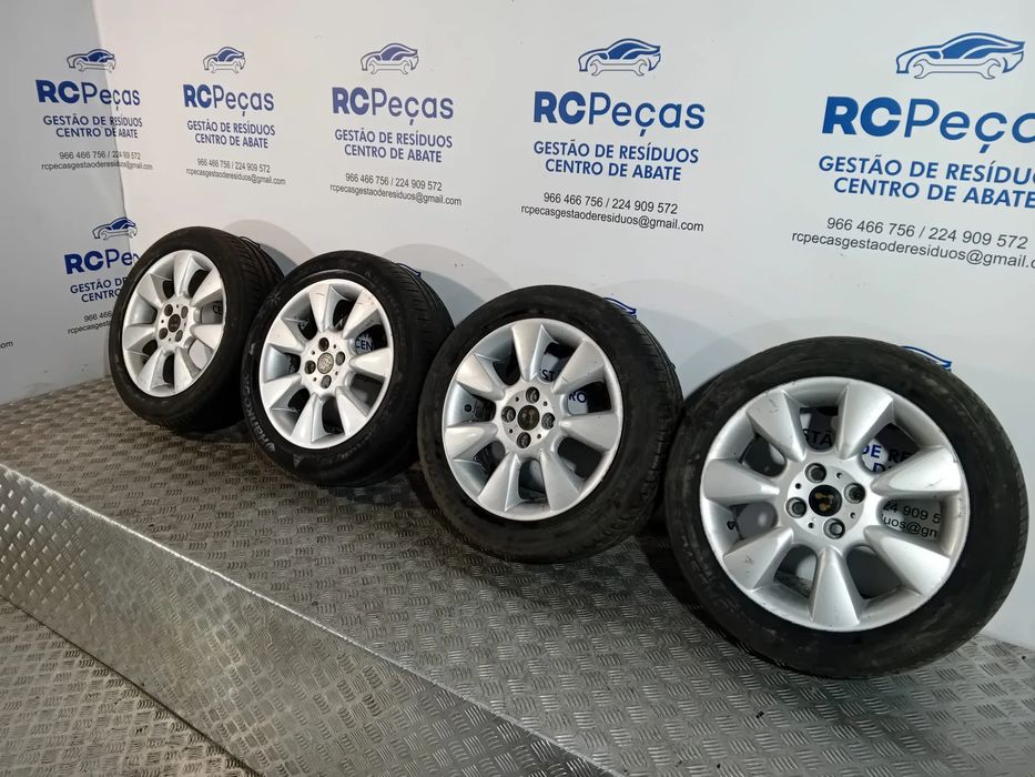 Conjunto Jantes 16 Mini Cooper R55 R56 R7 195x55xR16 Original