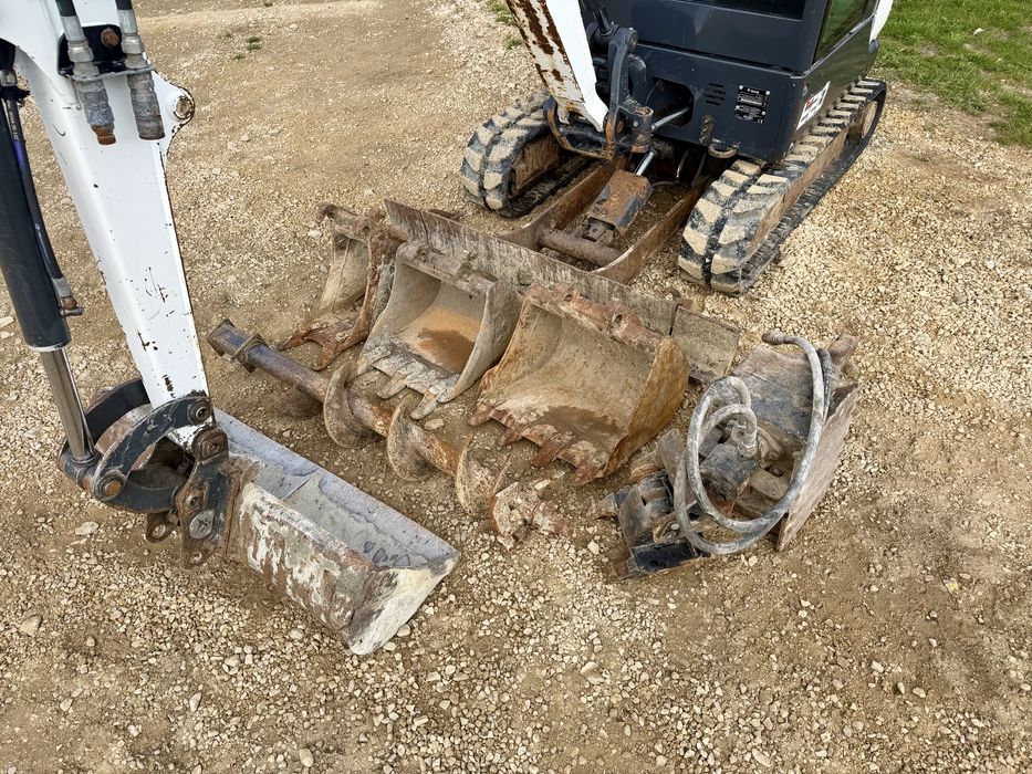 Bobcat E20 2015 r 4 łyżki wiertnica mini koparka bobcat e20