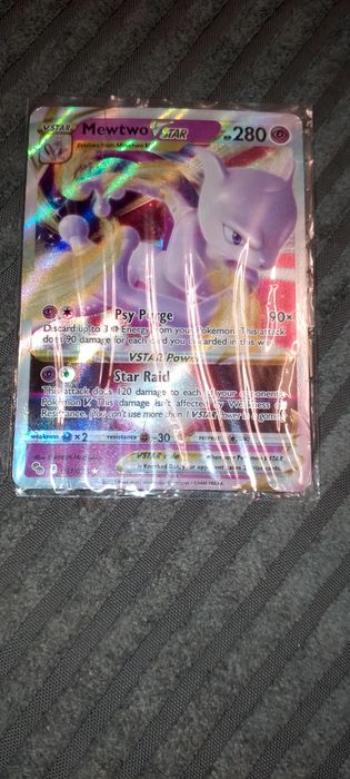 Karta pokemon mewtwo v star