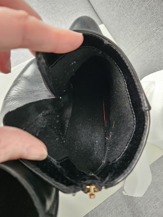 Botki skórzane rozm. 40