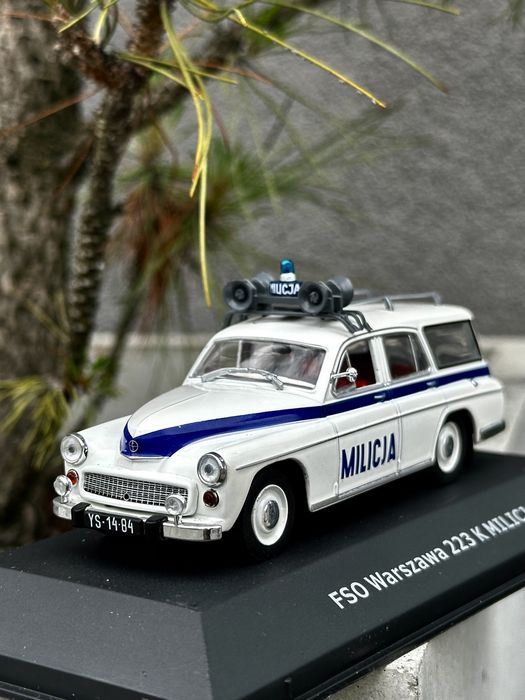 FSO Warszawa 223 K Milicja-auta PRL,model,autka,premium,legendy FSO