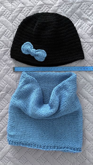 Komplet czapka z kominem