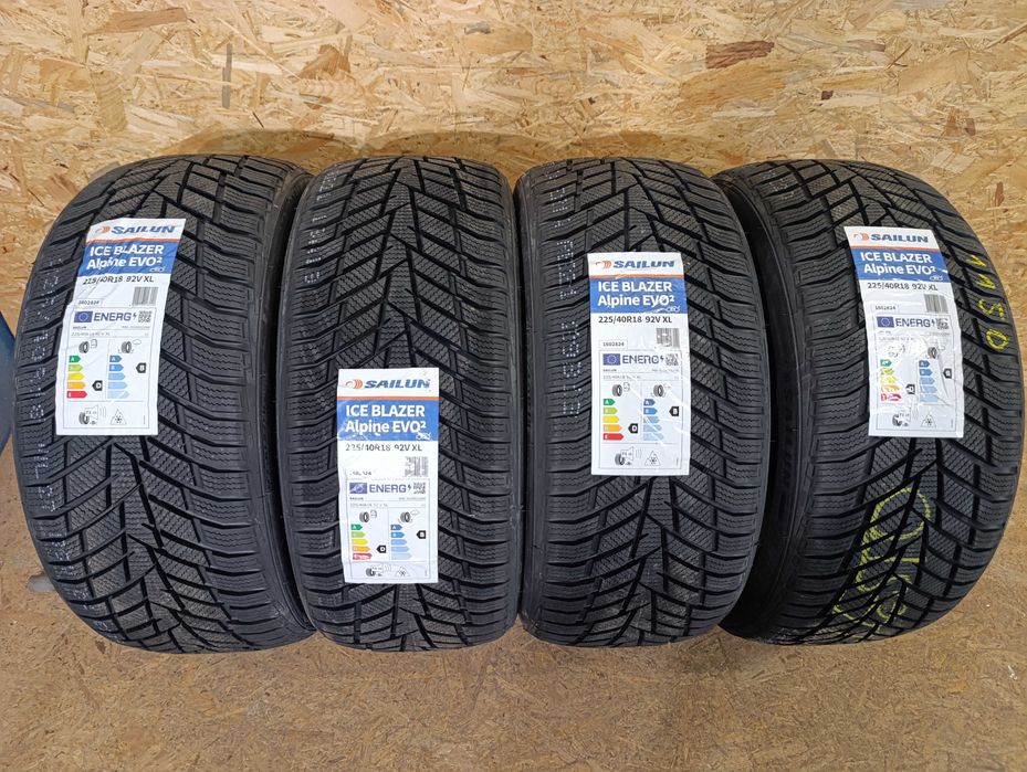 Nowe opony zimowe 4x 225/40 R18 92V XL Sailun Ice Blazer Alpine Evo2 2026r