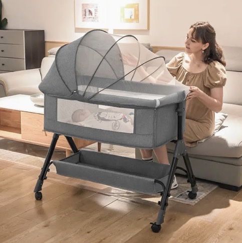 ліжко дитяче гойдалка кроватка детская ліжечко для малюка