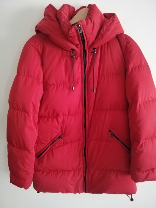 kurtka puchowa ZARA M 38 czerwona