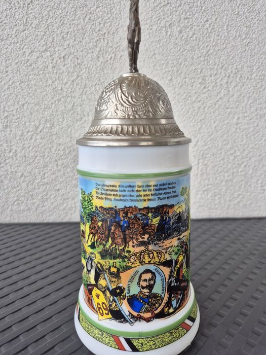 Kufel do piwa BMF Germany z pokrywką