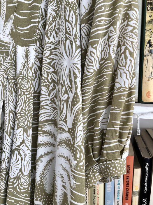 Vestido com pregas, 42