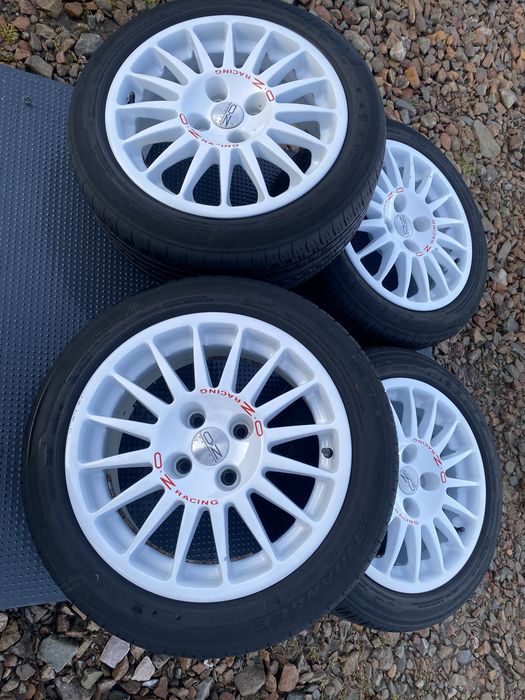 Koła Felgi OZ SUPERTURISMO WRC 15cali 4x100 opony 195/50/15