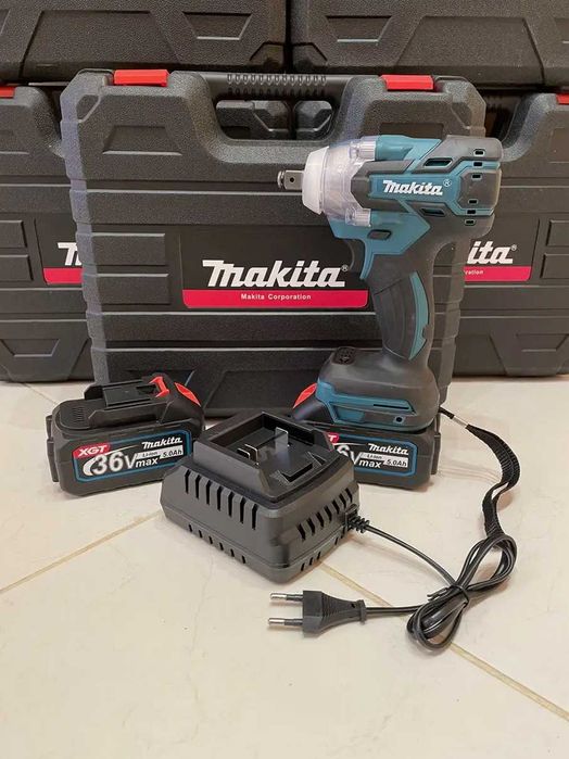 Потужний гайковерт акумуляторний ударний шуруповерт 36В, безщітковий