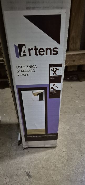 Ościeżnica Artens zwykła regulowana biała czarna 70  80  nowe