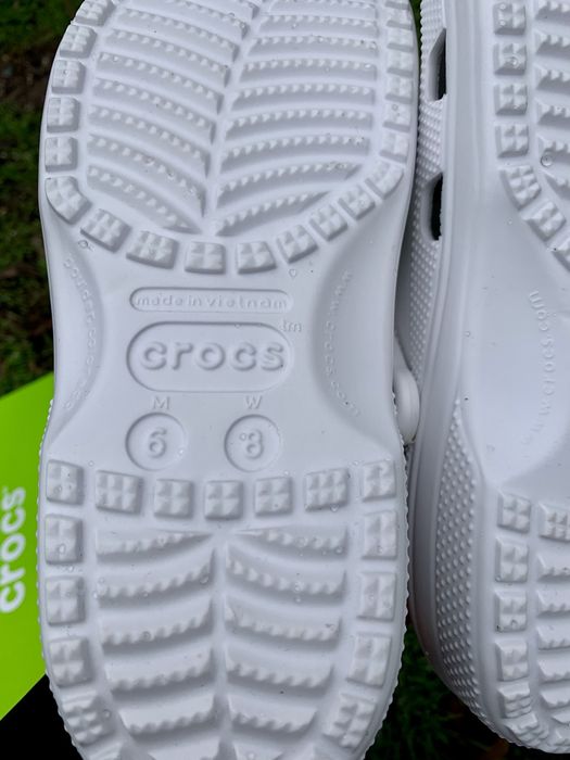 Крокси білі Crocs модель Класік 37 38 39 40 42 43 44 розмір