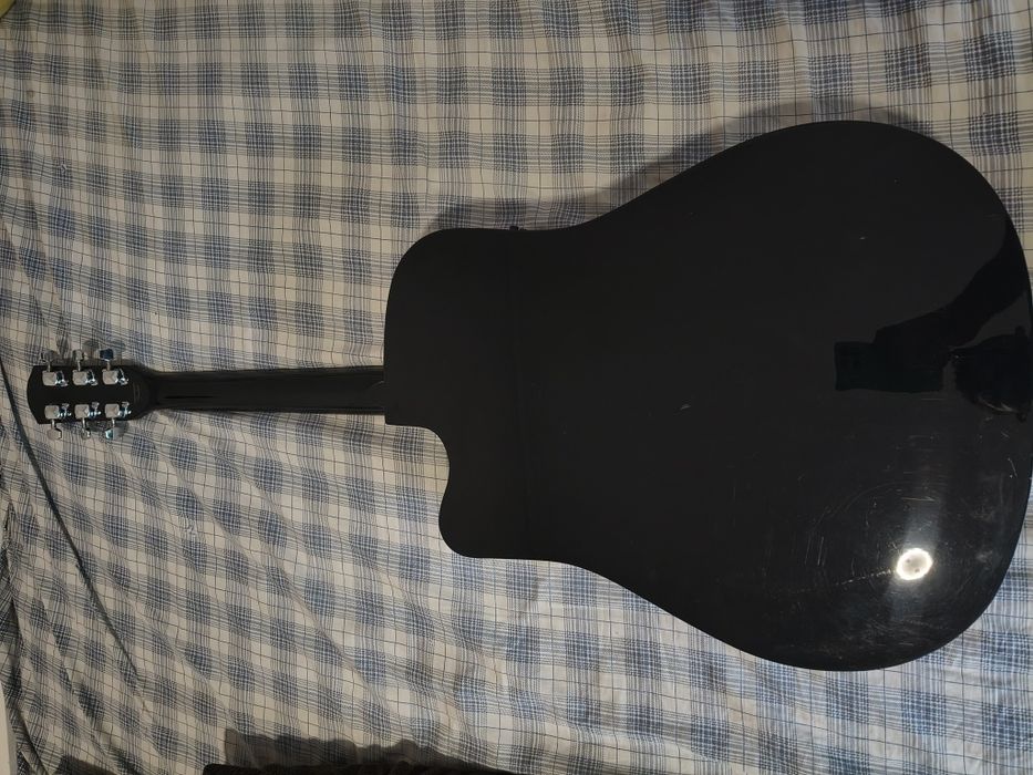 Vendo violão fender Squier black elétrico