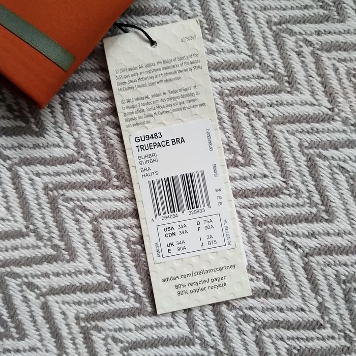 Adidas Stella McCartney stanik sportowy nowy 75 A