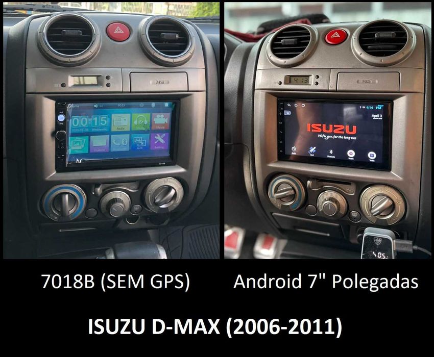 Rádio 2DIN ISUZU • D-Max (2006 até 2018) • Android [4+64GB] DMAX