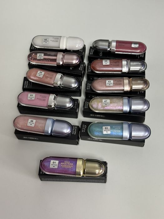 Блиск для губ Kiko Milano 3D.Блеск для губ.Милано.02.03.04.05.35.43.46