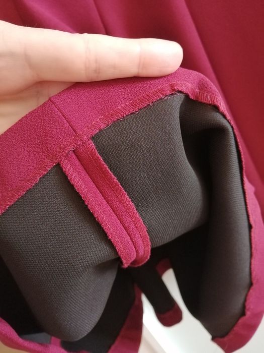 Vestido Zara Bordeaux S