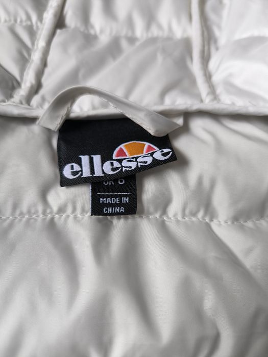 Ellesse Lompard kurtka damska biała XS pikowana zimowa przejściowa kap