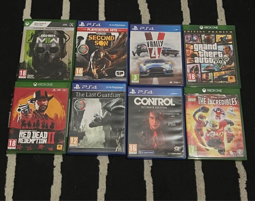 Jogos PS4 e XBOX