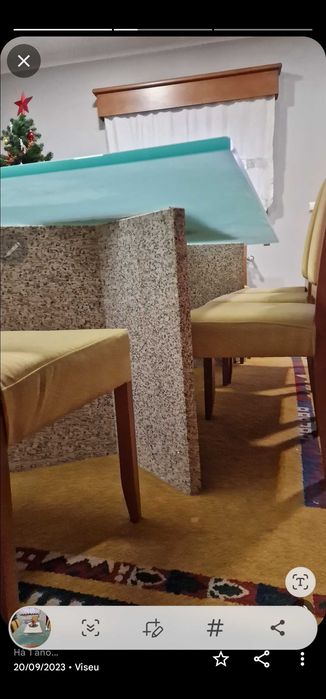 Mesa de Sala em vidro