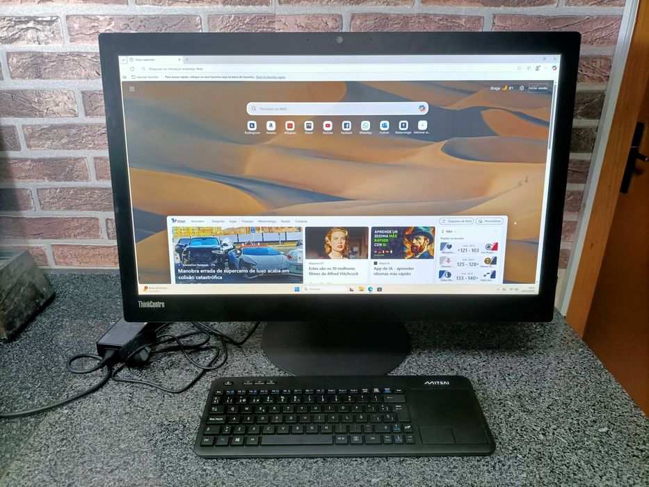 Lenovo ThinkCentre All-In-One  i7 SSD 240GB RAM 8GB Tela 24p Full HD