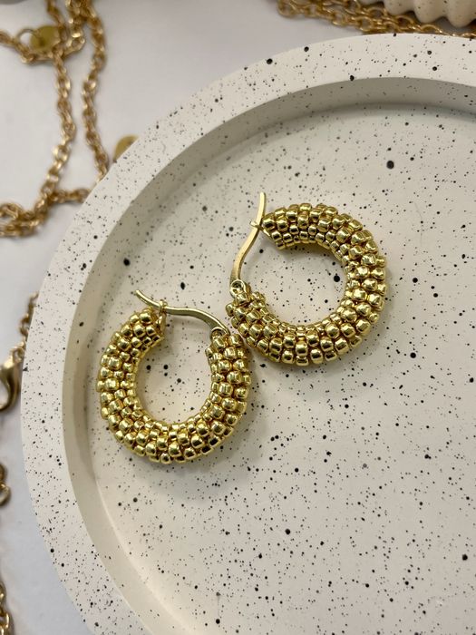Сережки з бісеру  Van Cleef