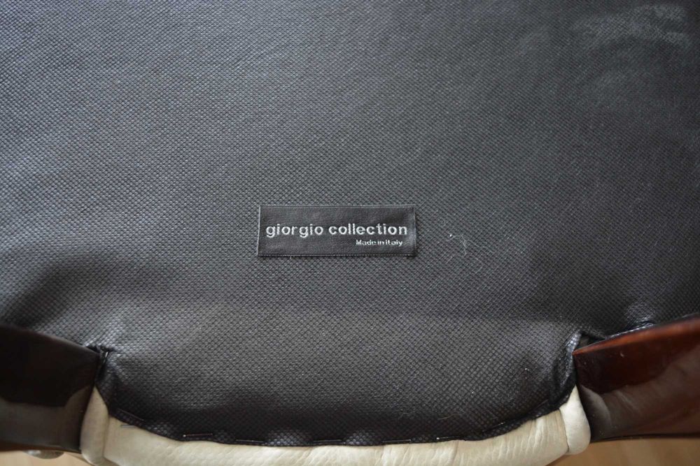 10 krzeseł skórzanych GIORGIO COLLETION + STÓŁ GRATIS