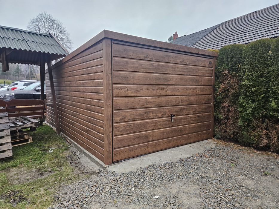 3x5 POM Garaze Blaszane Garaż Blaszany Blaszak Garaże Garaż Blaszaki