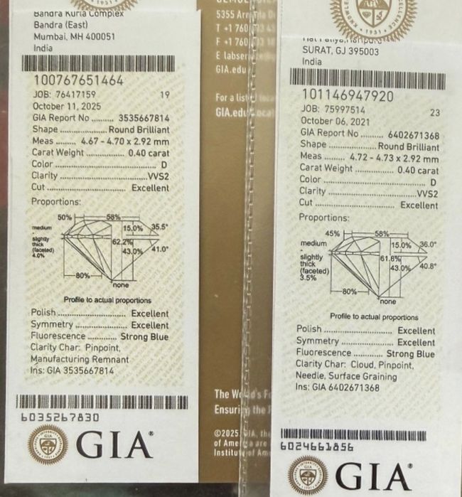Сережки з діамантами GIA 1.08ct золото 585 бриллианты