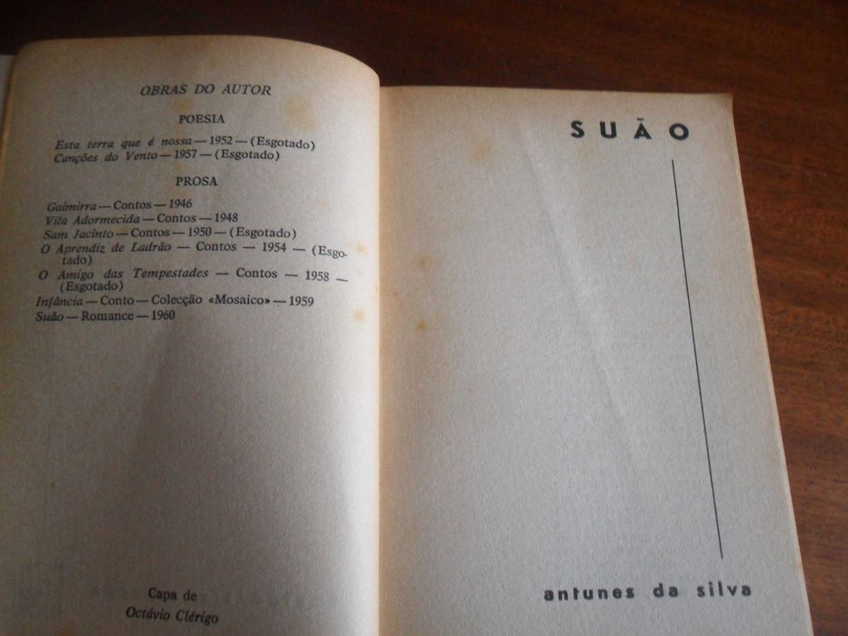 "SUÃO" de Antunes da Silva - 1ª Edição de 1960