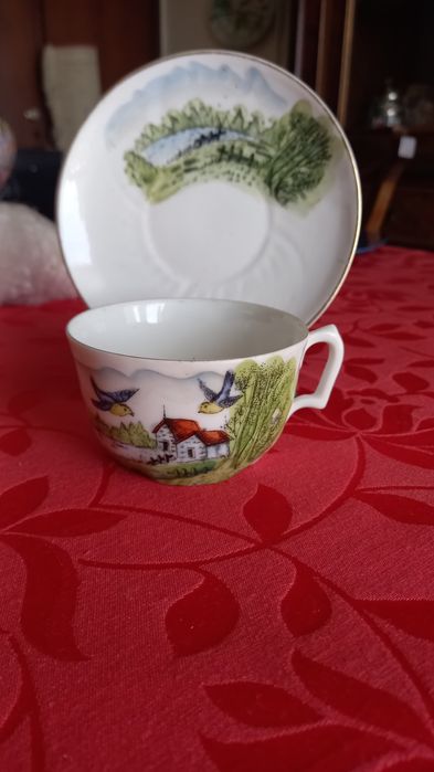 Chávena vista alegre dos anos 20 para colecionadores