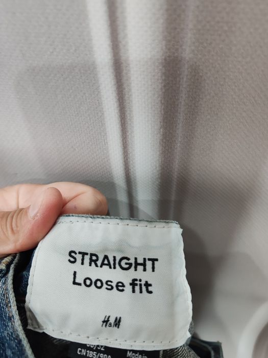 Świetne granatowe spodnie jeansy H&M rozmiar ok 44 bawełna