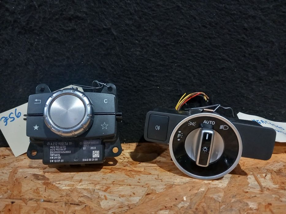 Comando do rádio interruptor luzes Mercedes Classe E W212