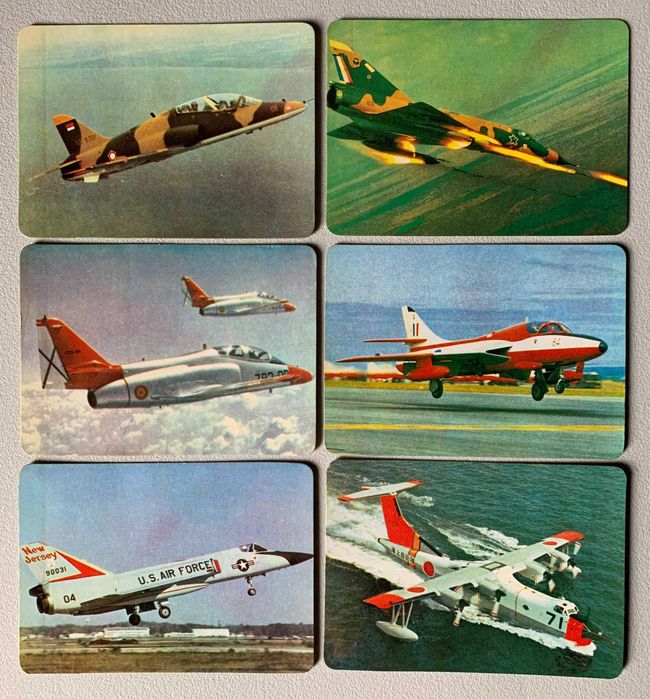 Calendários de 1985 - Aviões (preço unitário)