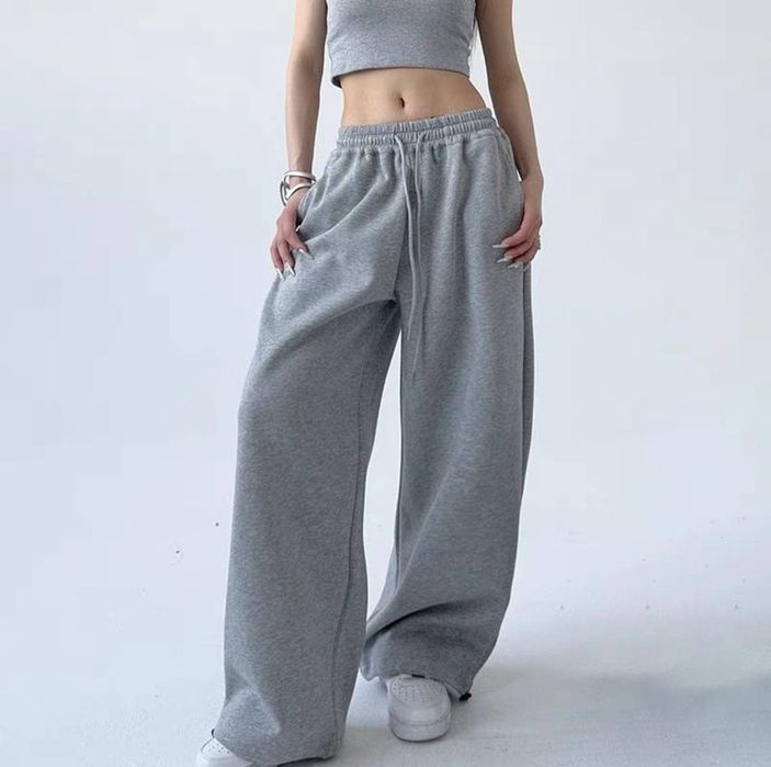 Жіночи штани джогери і прямі на фіксаторах на флісі
