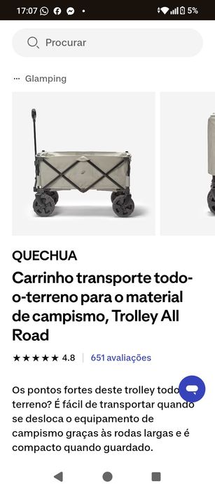 Carrinho transporte