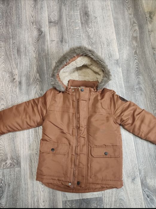 Парка куртка 116см 122см нова курточка пальто зимове комбінезон парка