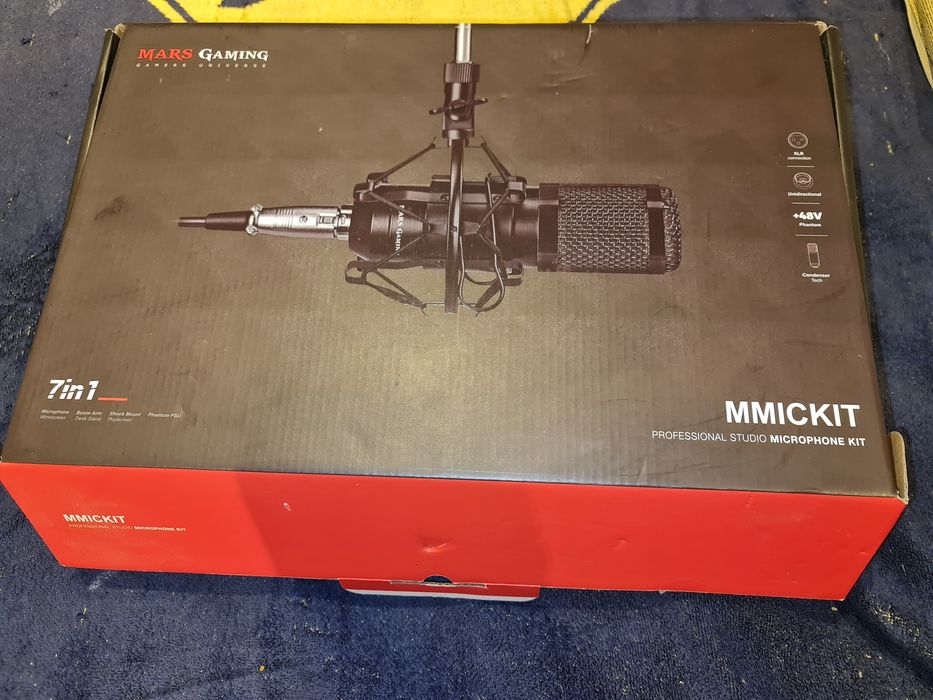 Microfone Profissional Mars Gaming 7 em 1