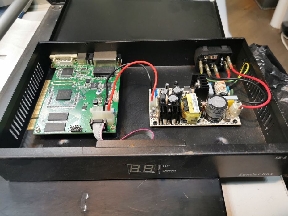Sender box sb-8 sd801d led панель реклама па