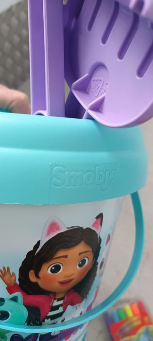 zestaw do piasku Smoby z motywem Koci Domek Gabi + gratisy