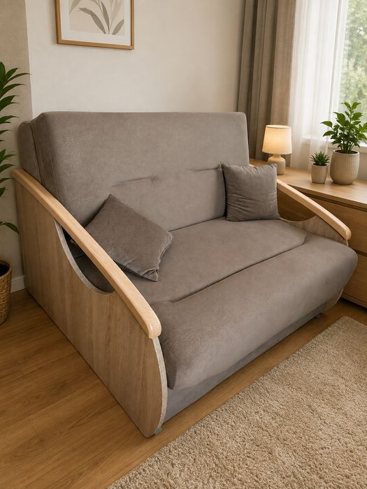 Sofa dwuosobowa z funkcją spania