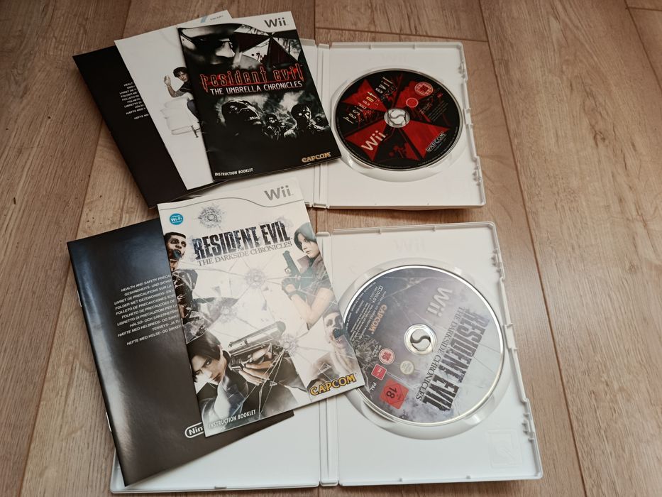Resident Evil The Umbrella Chronicles i Darkside Chronicles Wii