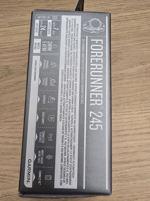 Garmin forerunner 245 NOVO SELADO