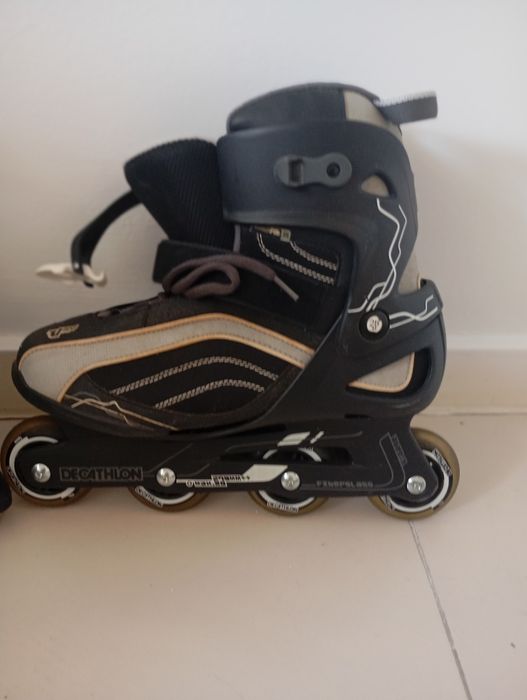 Patins em linha usados