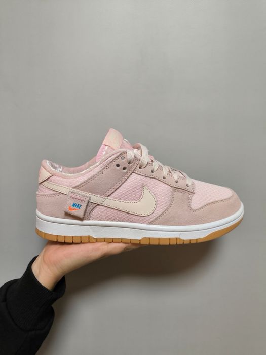Жіночі кросівки Nike Sb Dunk Low Teddy Bear Pink рожеві тедді