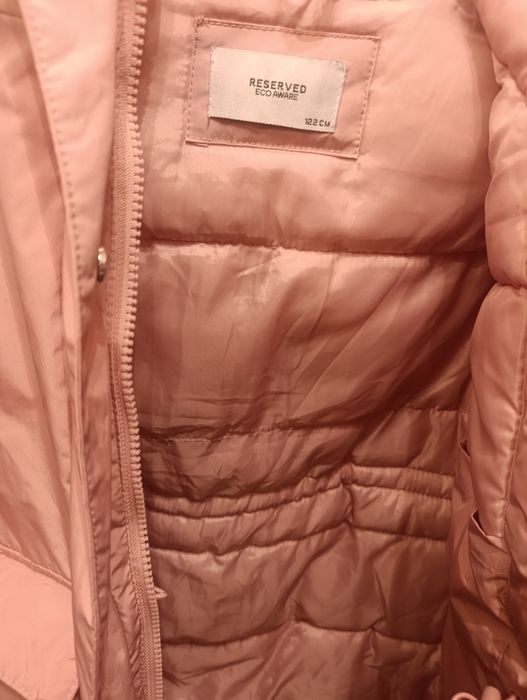 Kurtka dłuższa, parka zimowa  Reserved 122 cm, Pusheen