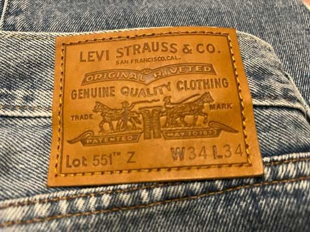 Calças Levi’s 551 (W34 L34) por estrear