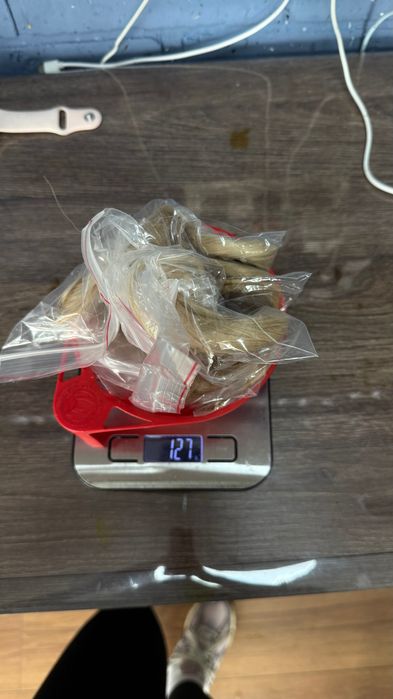 Волосся Блонд для нарощування 65см/115г