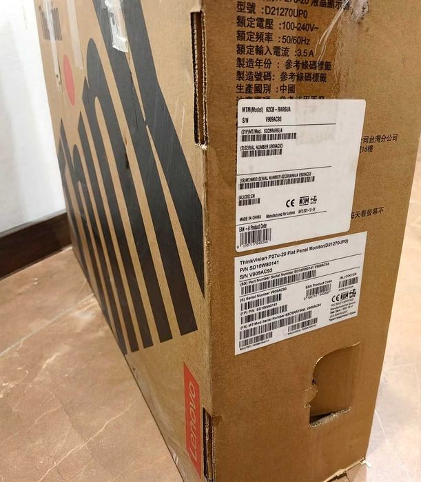 Професійний 4K монітор Lenovo ThinkVision P27u-20 27" IPS 10-bit HDR