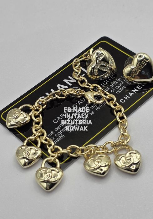 Bransoletka cc serca na Chanel