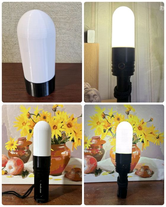 Диффузор для фонарей: Convoy ,Wurkkos,Nitecore,Sofirn,Fenix